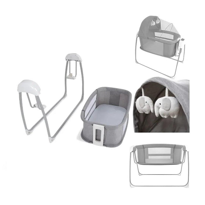 
    Berço Techno Automático Com Bluetooth Mastela Cinza Escuro - Mastela Babytunes
  