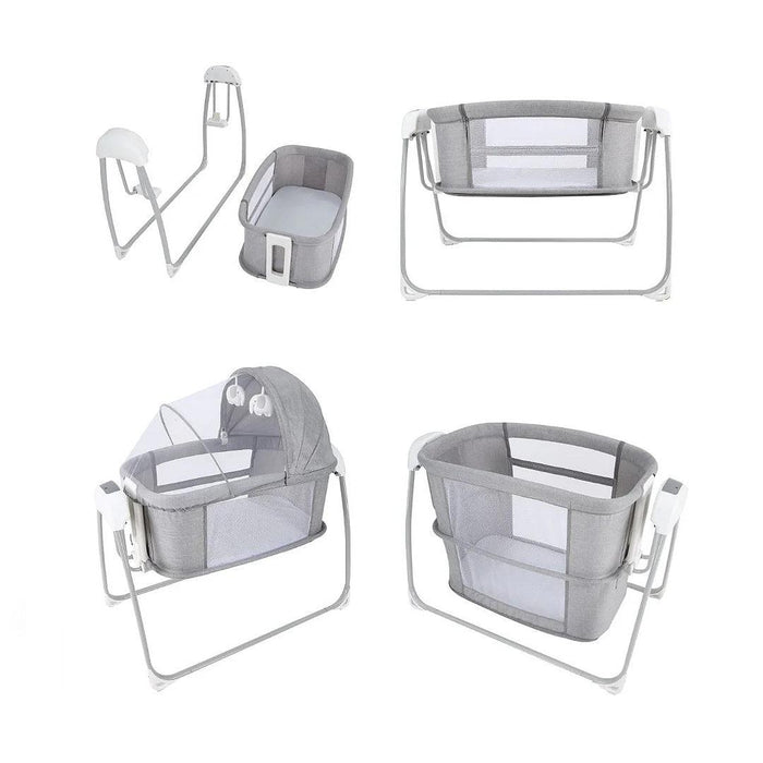 
    Berço Techno Automático Com Bluetooth Mastela Cinza Escuro - Mastela Babytunes
  