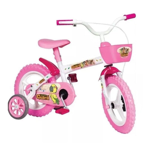 Bicicleta Infantil Turminha Guará Para Meninas Rosa - Turminha Guará Babytunes