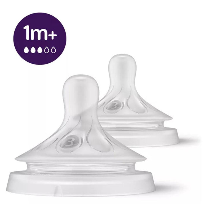 
    Bico De Mamadeira Avent Naturalle Fluxo Lento 1M+ - Philips Avent Babytunes
  