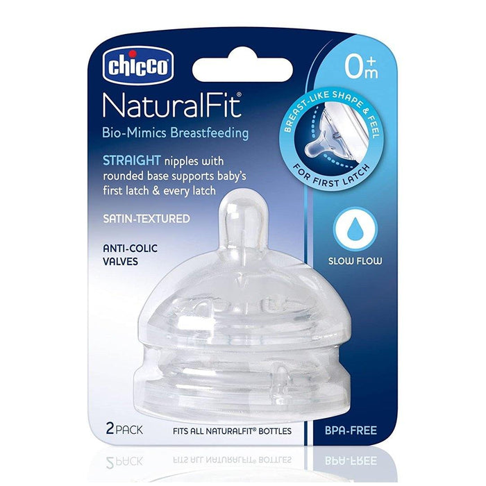 
    Bico De Mamadeira Chicco Naturalfit Direto Fluxo Lento 0M+ - Chicco Babytunes
  