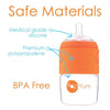 Bico De Mamadeira Popyum Fluxo Medio 3M+ - PopYum Babytunes