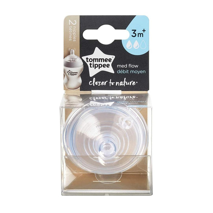 
    Bico De Mamadeira Tommee Tippe Fluxo Médio 3M+ - Tommee Tippee Babytunes
  