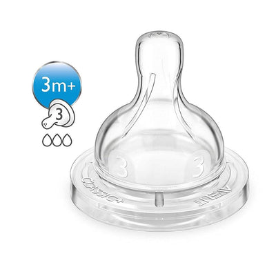 Bico De Mamadeira Avent Classic Fluxo Médio 3M+ - Bico Nº 3