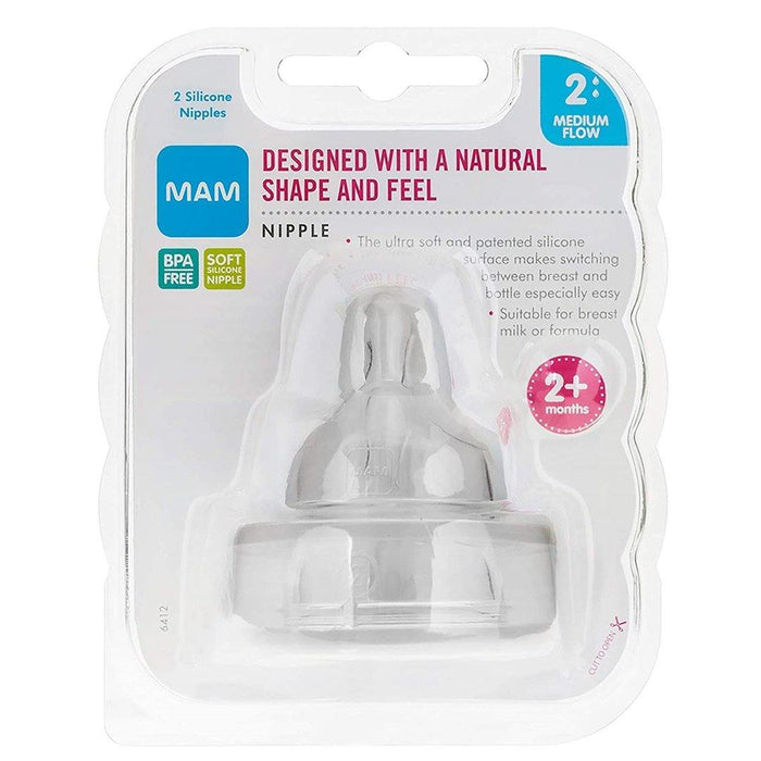 
    Bico De Mamadeira Mam Fluxo Médio 2M+ - Mam Babytunes
  