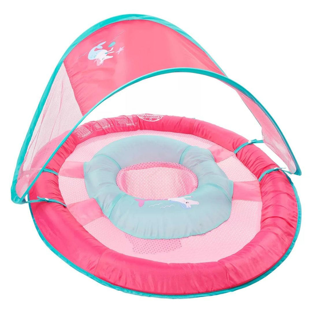 Boia Infantil Com Capota Swimways FPS50+ Rosa - Swimways Babytunes
