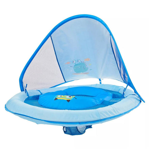 Boia Infantil Com Capota Swimways FPS50+ Monstrinho Azul - Swimways Babytunes