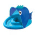 Boia Infantil Com Capota Swimschool FPS50+ Peixe Azul - Swimschool Babytunes