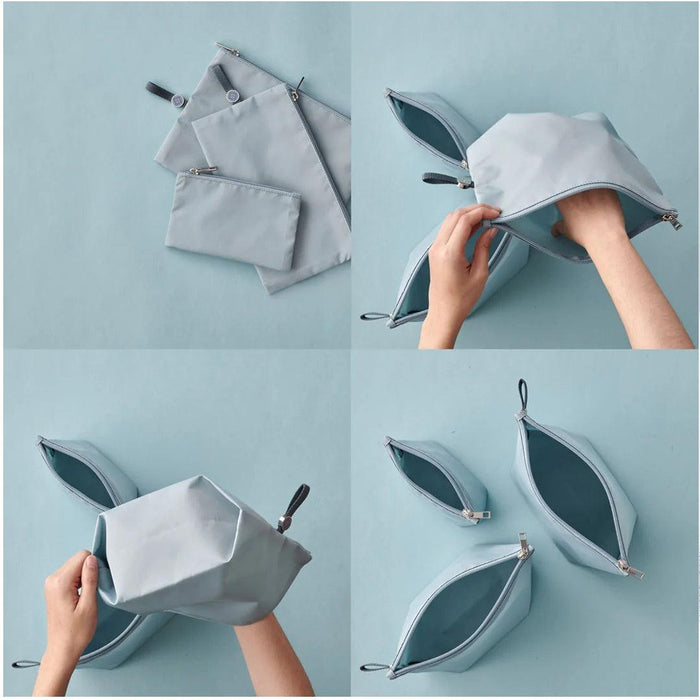 
    Kit Com 3 Necessaires Expansíveis HAPP Blue - Happ Babytunes
  