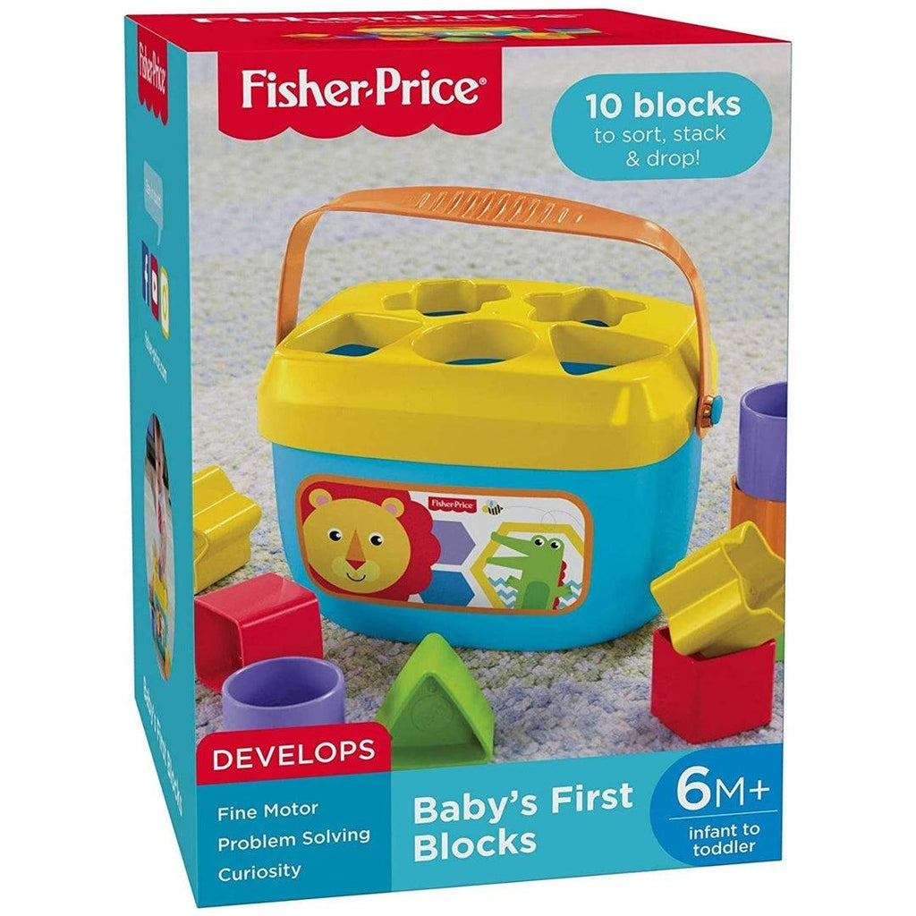 Brinquedo - Balde (Primeiros Blocos) Fisher Price Colorido - Fisher Price Babytunes