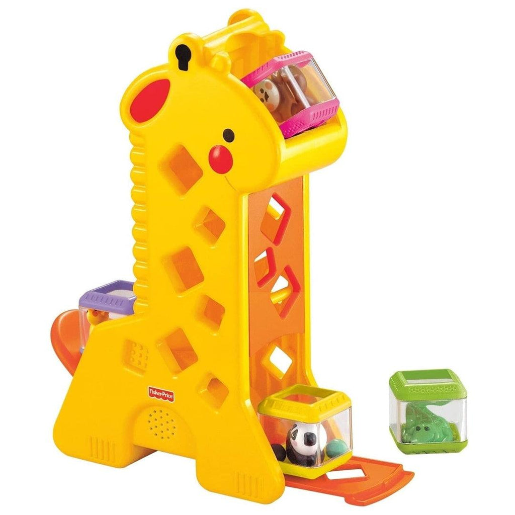 Brinquedo Fisher Price Girafa Com Blocos - Fisher Price Babytunes