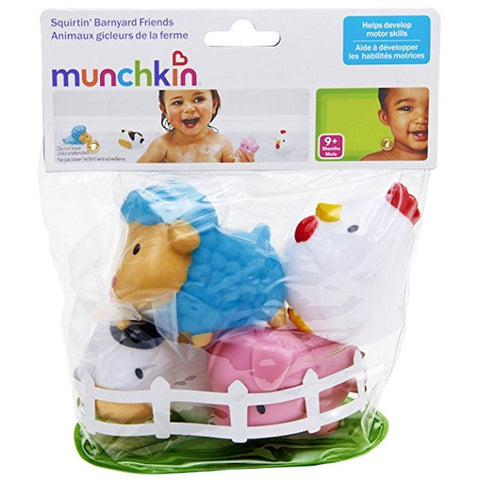 Brinquedo Para Banho Munchkin 4 Bichinhos Fazendinha - Munchkin Babytunes