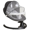 Cadeira De Balanço & Descanso Infantil Kiddo Loop Melange Preto - Kiddo Babytunes