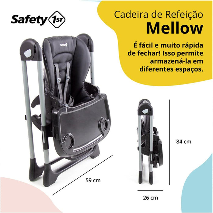 
    Cadeirinha De Alimentação Safety 1st Mellow Preto - Safety 1St Babytunes
  