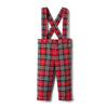 Calça Com Suspensório Infantil Janie And Jack Xadrez Vermelho - Janie And Jack Babytunes