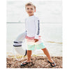 Camisa De Banho Infantil Ruggedbutts Branco FPS50+ - Ruggedbutts Babytunes