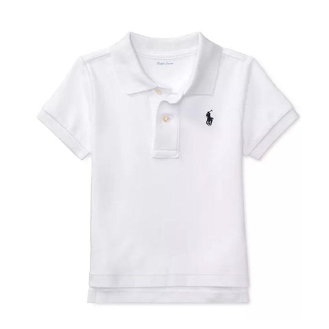 Camisa Polo Ralph Lauren Baby Cotton White - Polo Ralph Lauren Babytunes