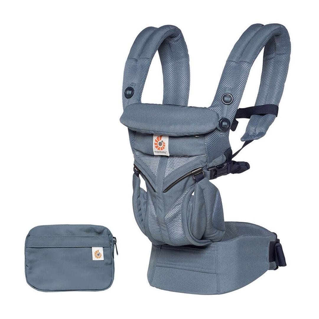 Canguru Ergobaby 4 Posições Omni 360 Air Mesh - Oxford Blue