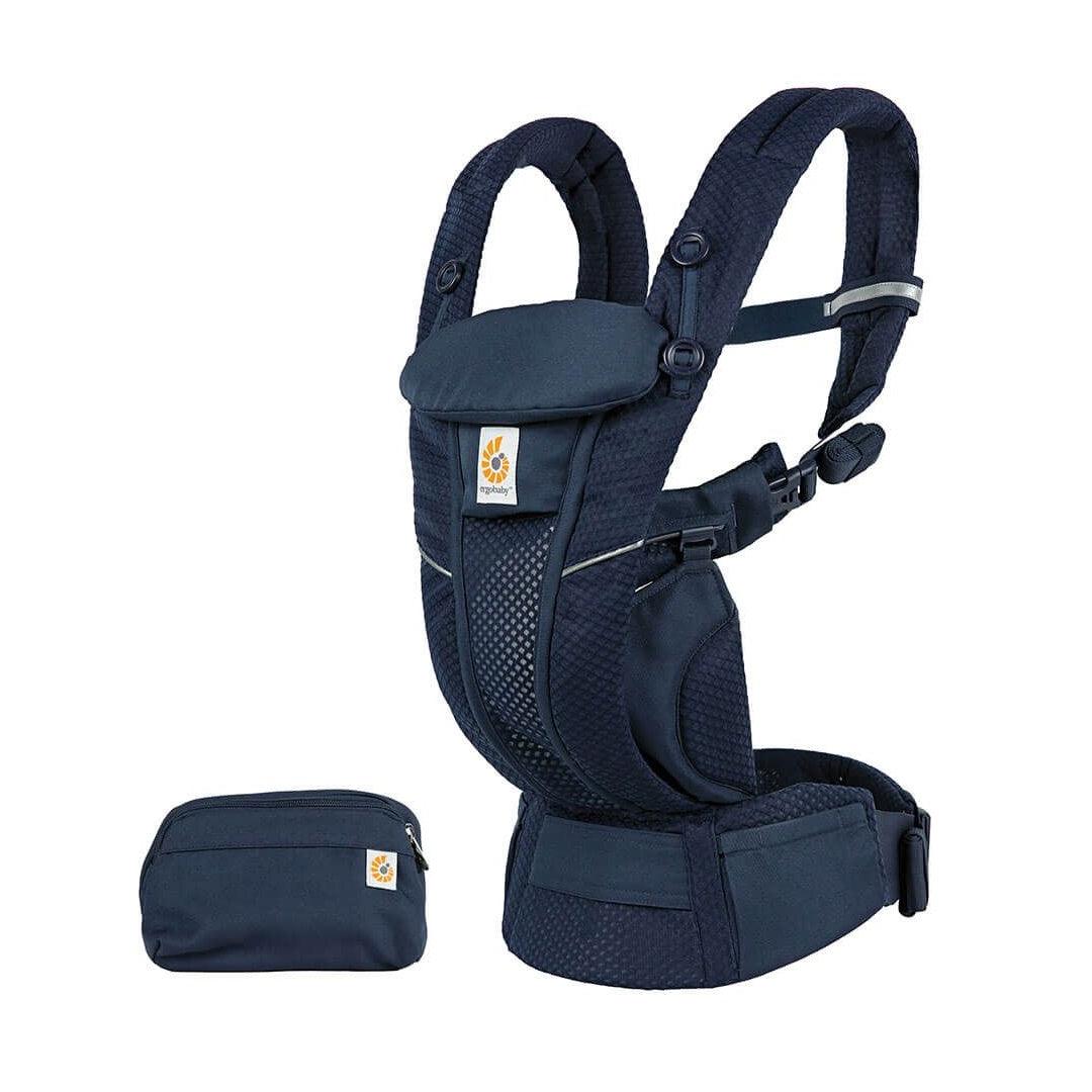新生児 Ergobaby OMNI breeze Canguru Infantil Ergobaby 4 Posições Omni Breeze Midnight Blue