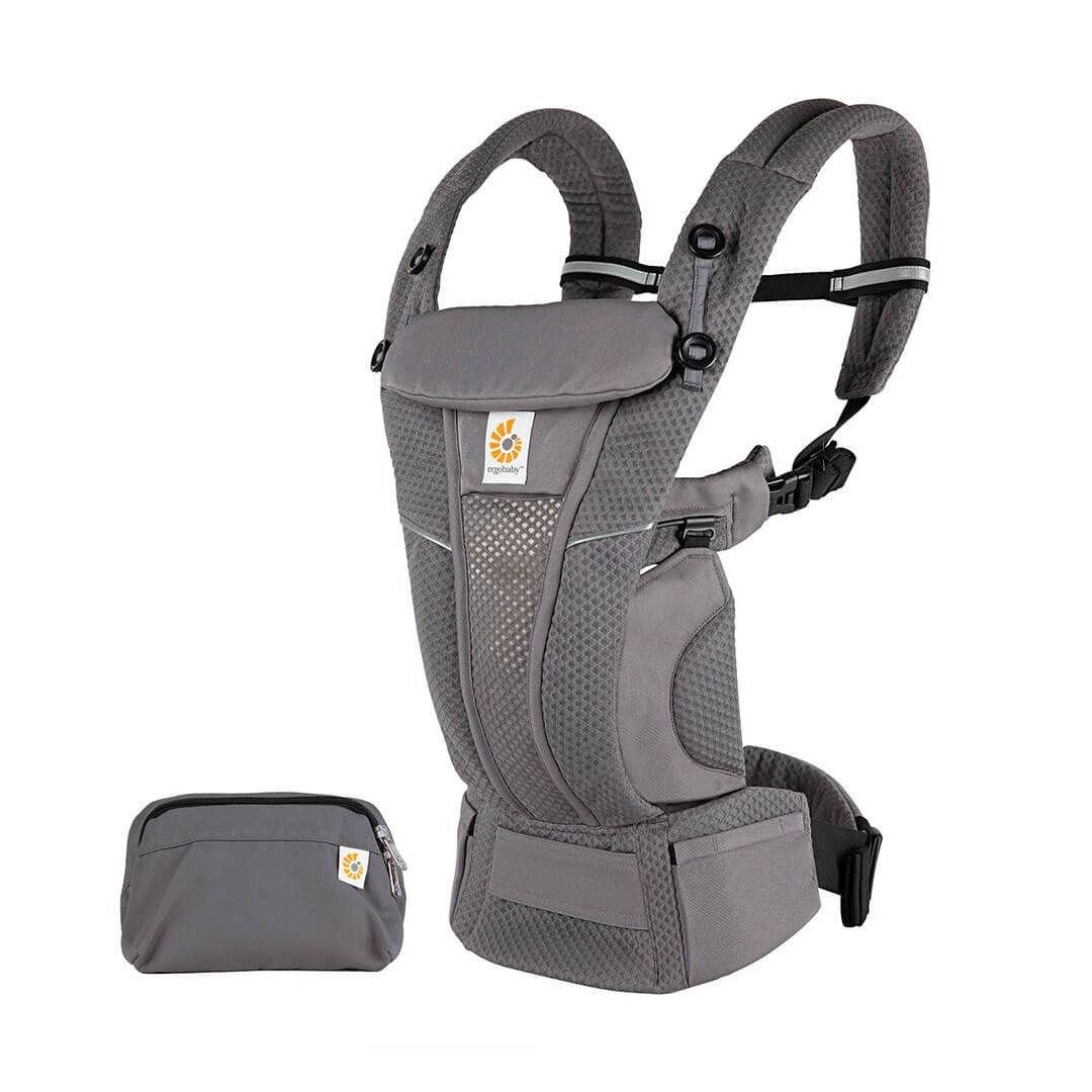 ergobaby OMNIグレー Canguru Infantil Ergobaby 4 Posições Omni Breeze - Cinza Grafite
