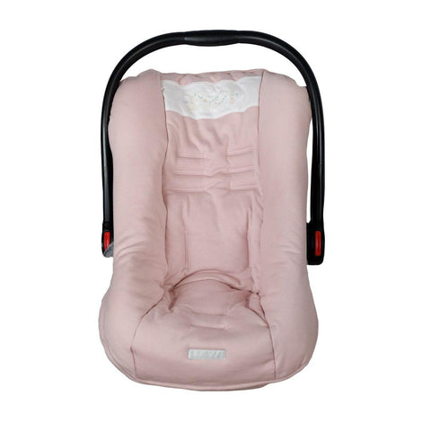 Capa Protetora Para Bebê Conforto D'Bella For Baby Rosê - Gaiolas - D' Bella For Baby Babytunes