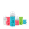 Capa de Silicone Olababy Para Mamadeiras de Vidro Avent Rosa - Olá Baby Babytunes