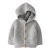 Cardigan Infantil de Algodão Orgânico Cinza - BBTC Babytunes