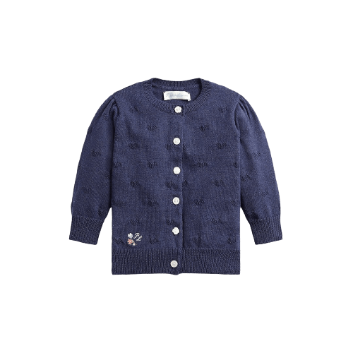 Cardigan Infantil Polo Ralph Lauren Azul Marinho - Polo Ralph Lauren Babytunes