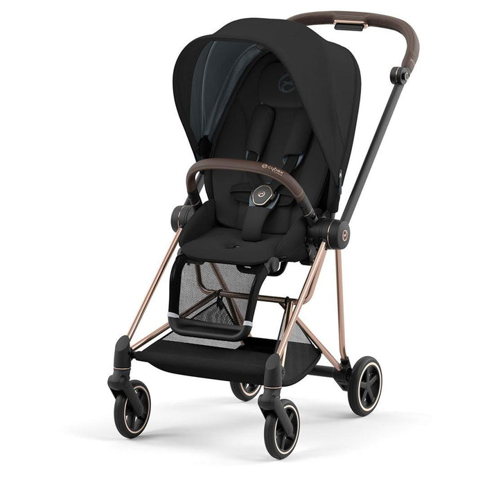 Carrinho De Bebê Cybex Mios 3 Rose Gold & Deep Black