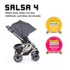 Carrinho de Bebê ABC Design - Salsa 4 Diamond Asphalt Trio - ABC Design Babytunes