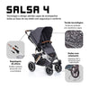 Carrinho de Bebê ABC Design - Salsa 4 Diamond Asphalt Trio - ABC Design Babytunes