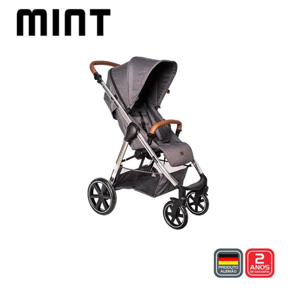 Carrinho De Bebê Mint ABC Design Diamante - Asphalt - ABC Design Babytunes