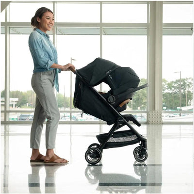 Carrinho De Bebê Nuna TRVL Cinza Refined - BR - Pronto para Sistema de Viagem