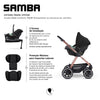 Carrinho De Bebê Infantil Samba ABC Design Diamante Rose Gold - ABC Design Babytunes