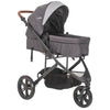 Carrinho + Bebê Conforto Travel System Trek Melange Graphite Kiddo - Kiddo Babytunes