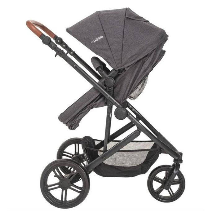 
    Carrinho + Bebê Conforto Travel System Trek Melange Graphite Kiddo - Kiddo Babytunes
  