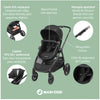 Carrinho Travel System Maxi-Cosi Anna³ Trio Isofix Essential Graphite - Maxi-Cosi Babytunes