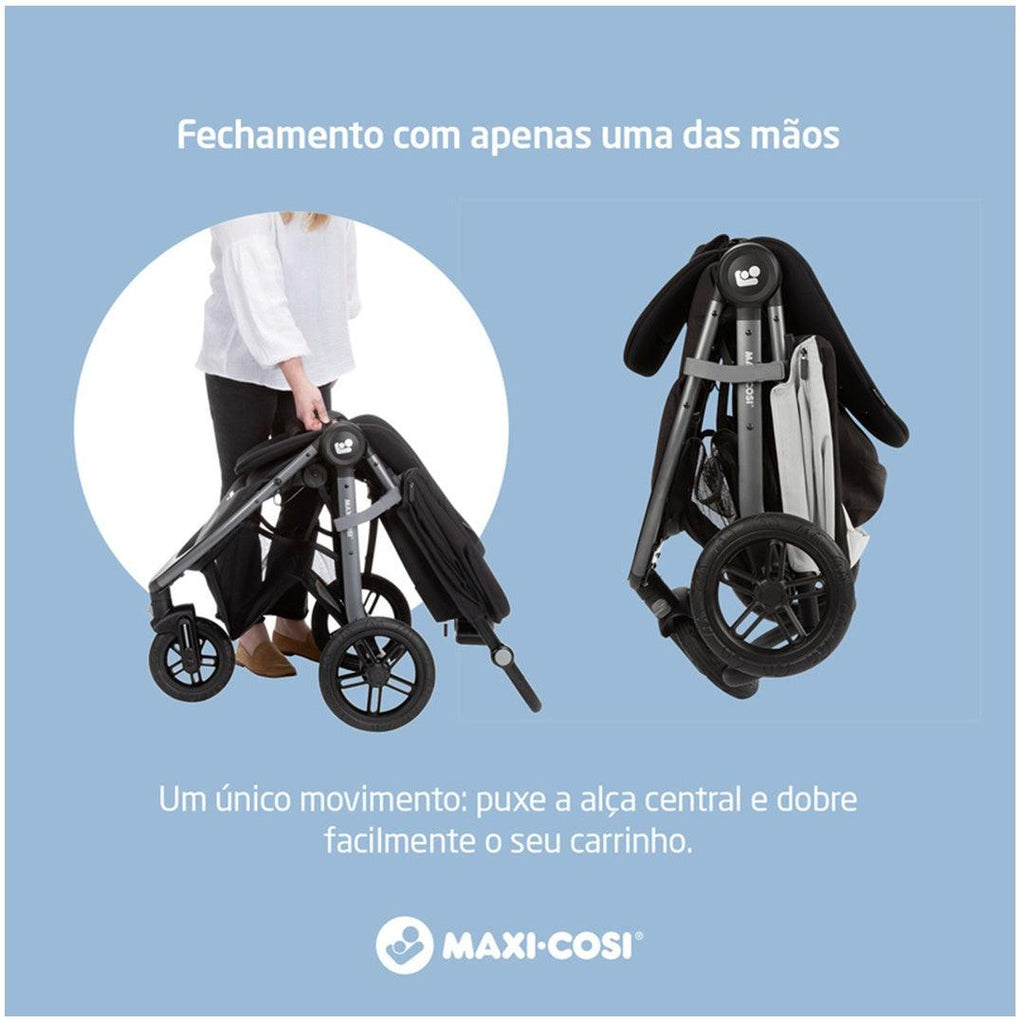 Carrinho Travel System Gia XP TS Trio Isofix 360° Midnight Moon - Maxi-Cosi - Maxi-Cosi Babytunes