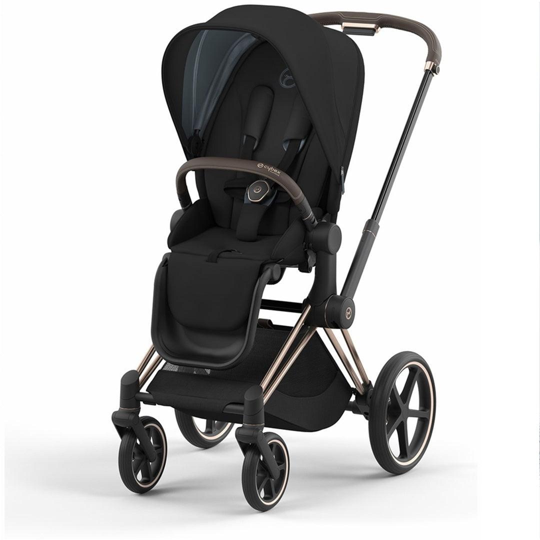 cybex carrinho de bebe Carrinho De Bebê Cybex Priam 4 Rose Gold Deep Black – Babytunes