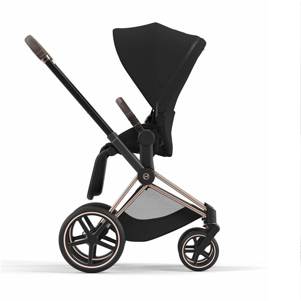 representante cybex brasil Carrinho De Bebê Cybex Priam 4 Rose Gold Deep Black – Babytunes