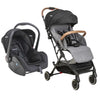 Carrinho De Bebê Kiddo Sprint + Bebê Conforto Casulo Click Melange Grafite - Kiddo Babytunes