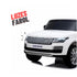 Carro Elétrico Infantil Com 2 Lugares Land Rover Branco 24V Importway - Importway Babytunes