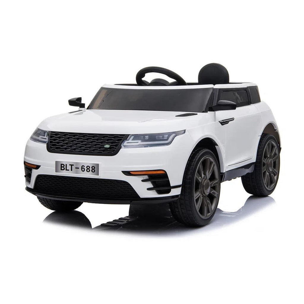 Carro Elétrico Infantil Deluxe Rover Branco 12V (Com Controle) Multikids - Multikids Babytunes