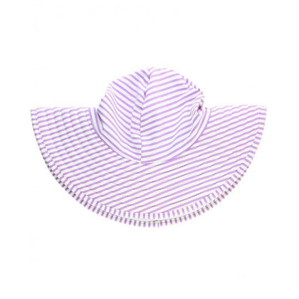 Chapéu Infantil Ruffle Butts Lilac Seersucker FPS50+ - Ruffle Butts Babytunes