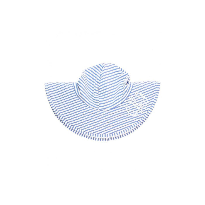 
    Chapéu Infantil Ruffle Butts Striped Blue FPS50+ - Ruffle Butts Babytunes
  