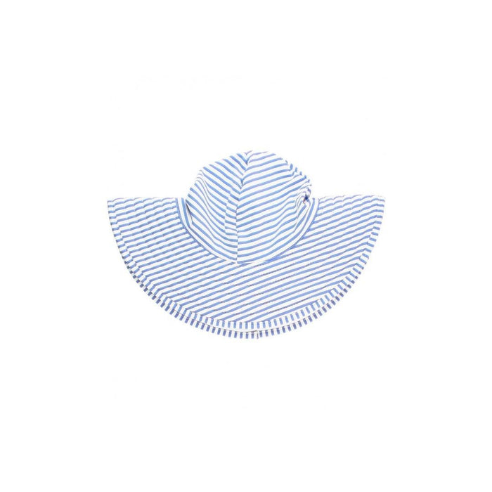 
    Chapéu Infantil Ruffle Butts Striped Blue FPS50+ - Ruffle Butts Babytunes
  