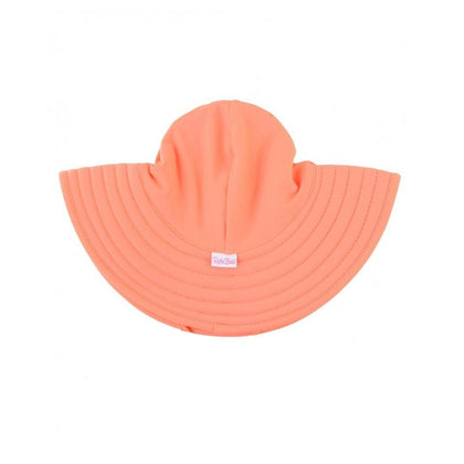 Chapéu Infantil Ruffle Butts Coral FPS50+ - Ruffle Butts Babytunes