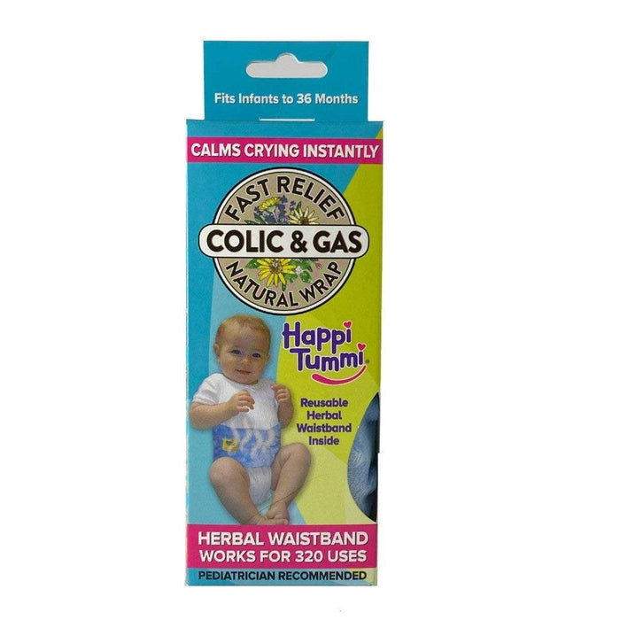
    Cinta Térmica Para Alívio das Cólicas e Gases dos Bebês Happi Tummi Azul - Happi Tummi Babytunes
  