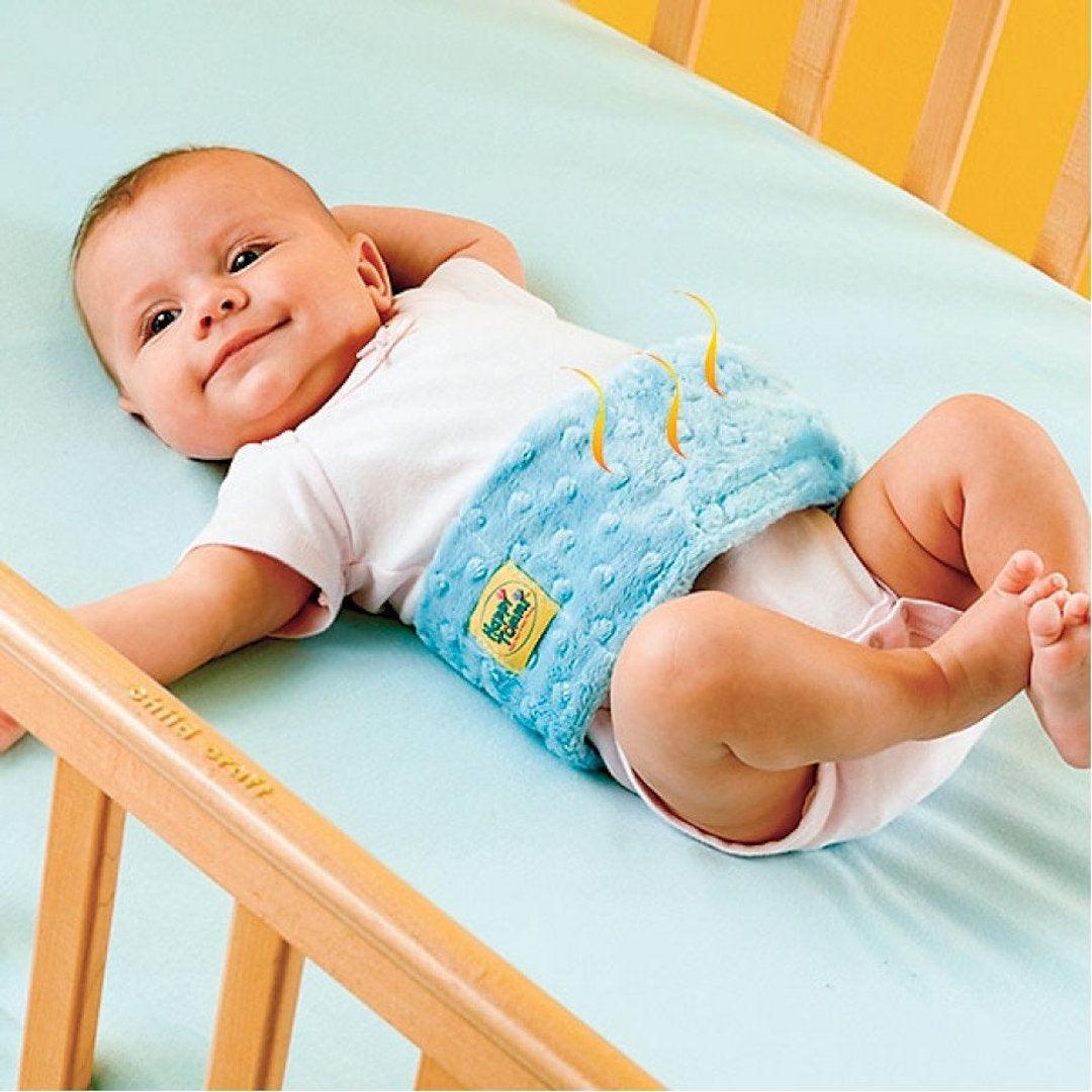 Cinta Térmica Para Alívio das Cólicas e Gases dos Bebês Happi Tummi Azul - Happi Tummi Babytunes by Vanessa