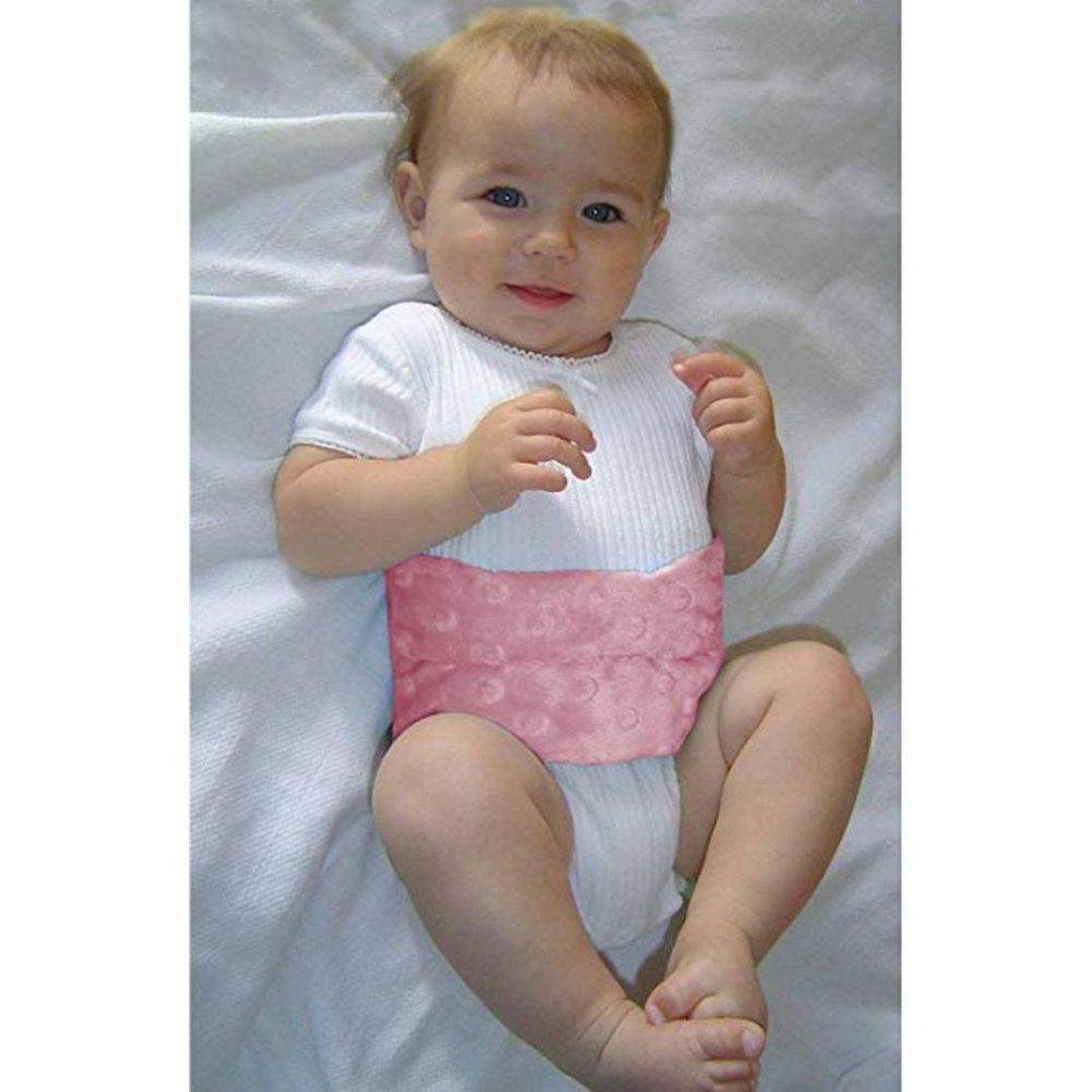 Cinta Térmica Para Alívio das Cólicas e Gases dos Bebês Happi Tummi Rosa - Happi Tummi Babytunes by Vanessa